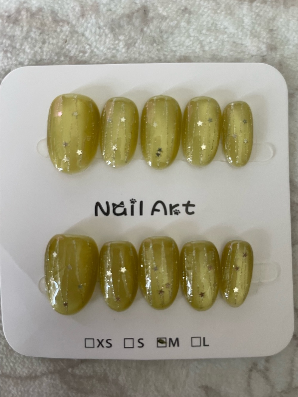 5 for $20! High Quality Press-On Nails in size medium